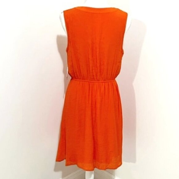 Naif Orange Sleeveless Dress Boho Style - Picture 4 of 7